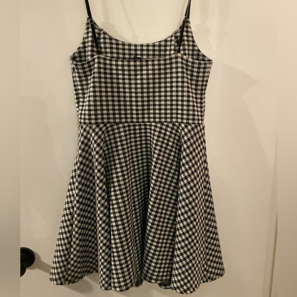 Gingham Mini Dress, Size Small - Picture 2 of 2